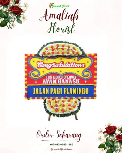 Bunga Papan Congratulation di Prapag Kidul